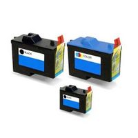 compatible multipack dell 7y74345 full set  1 extra black ink cartridges 3 pack