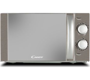 CMW20MSS-UK Compact Solo Microwave - Silver, Silver