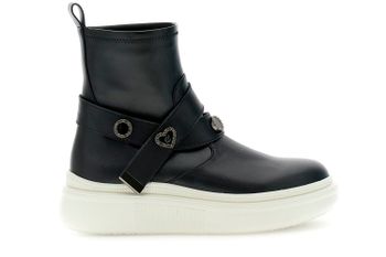 botines negros con accesorio black 39