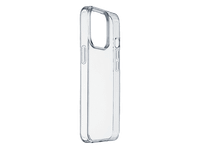 funda movil - cellularline clear strong para iphone 15 plus rigida con bordes reforzados ultrarresistente certificacion military test