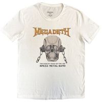 megadeth camiseta speed metal para hombre