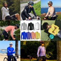 maillot de ciclismo darevie de manga larga para hombre y mujer tecnologia fresca suave transpirable secado rapido spf 50 talla pequena