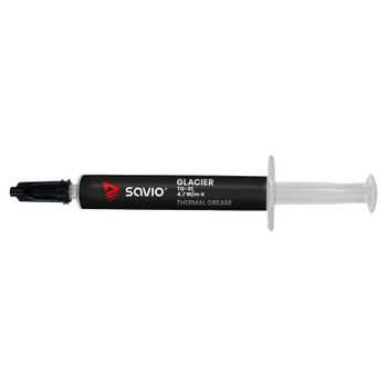 Pasta térmica Savio TG-01 2g Conductividad 4,7 W/m·K Gris/Negro
