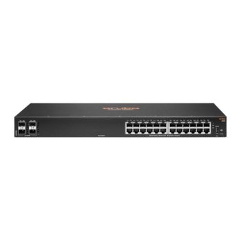 Switch HPE Aruba 6100 24G 4SFP+ L3 Gestionado 24x RJ-45 Gigabit 4x SFP+ Apilable Rack 1U