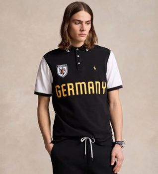 Polo Ralph Lauren para hombre. 710944671001 Polo Classic Fit Alemania negro (M), Casual, Algodón, Manga corta