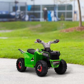 Quad Eléctrico Para Niños De 18-36 Meses Verde Homcom