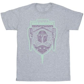 Disney Tops y Camisetas The Mandalorian Fierce Warrior para niño