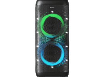 Altavoz de gran potencia - Hisense Party Thunder, 620 W, Con batería, Autonomía 12 horas, AI Light Show, Auracast™, Resistencia al agua IPX4 , Negro