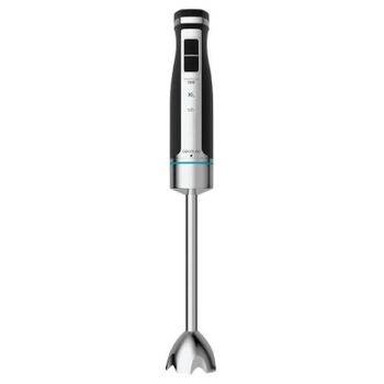 Cecotec Batidora de Mano PowerGear 1500 XL Pro. 1500 W, 21 Velocidades + Turbo, Acero/Silicona, Pie XL, Cuchilla de 4 hojas