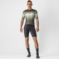 castelli aero race 60 jersey - m - military greenlight black