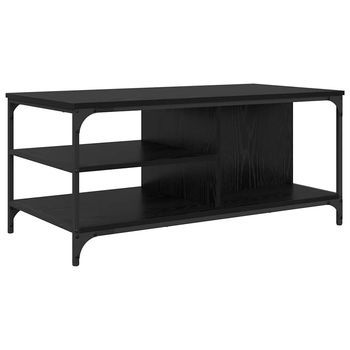 Mesa De Centro 100x50x45 Cm Metal - Negro