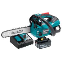 makita - sierra cadena makita duc254z 25cm 18v  2 baterias 50ah bl1850b  cargador dc18rc