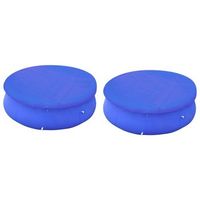 cubiertas para piscina 2 uds piscina elevada redonda 360-367 cm vidaxl