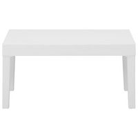 mesita de jardin  mesa de exterior de plastico blanco
