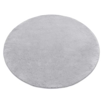 Alfombra De Lavado Moderna Teddy Circulo Shaggy, Felpa, Muy Gruesa Ant Circulo 160 Cm