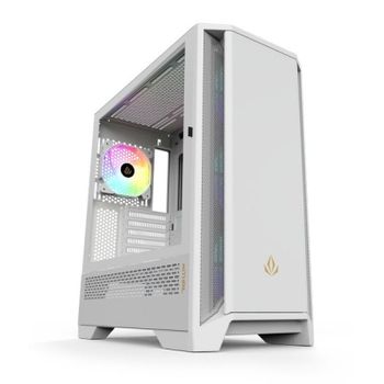 Forgeon Airflow Mithril ARGB Mesh ATX Blanca