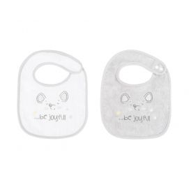 Set de 2 baberos de rizo Joyful Mice