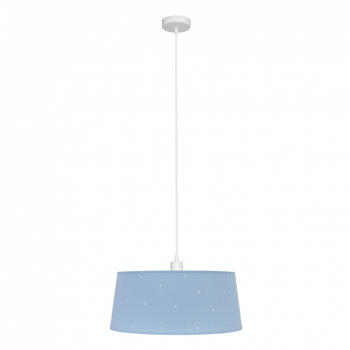 Lampara Colgante Consciencia 1e27 Celeste 40d de FABRILAMP.