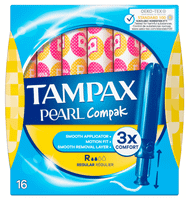 tampax pearl compak tampones regular 16 uds