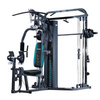 behumax - maquina multifuncion multigym 650 pro estacion de musculacion con 13 funciones y prensa de piernas para gimnasio en casa