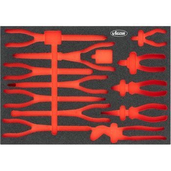 Vigor V6815n-l Cubeta De Espuma Suave ∙ Vacía ∙563 Mm X 393 Mm X 35 Mm
