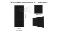 unilumin module 150x3375 for cabinet ulw iii 15 led sdm 3in1 size 600x3375 mm brightness 600 nits refresh rate 3840hz maintenance front aun2e4868