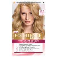 loreal paris excellence creme 83 natural golden blonde hair dye