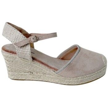 Shoes Alpargatas SANDALIAS CUÑA ESPARTO 5C CRISTALES para mujer