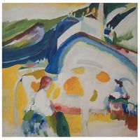 legendarte - cuadro lienzo impresion digital - la vaca - wassily kandinsky - decoracion pared cm 90x90