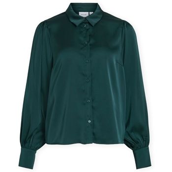 Vila Blusa Noos Enna Ravenna Shirt - Ponderosa Pine para mujer
