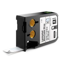 cinta para impresoras de etiquetas dymo xtl 21 mm x 39 mm negro sobre blanco 150 piezas