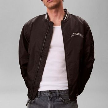 Calvin Klein Jeans Cazadora de cuero Lv04rf510g para hombre