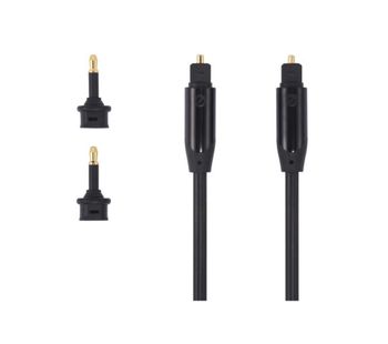 SANDSTROM AV Black Series Digital Optical Cable - 3 m, Black