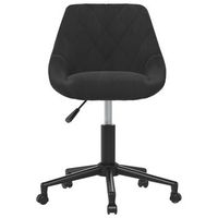 silla de comedor  silla de cocina  mueble de comedor giratoria de terciopelo negro