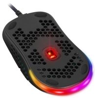 raton defender shepard gm-620l usb 12800 dpi negro rgb 7 botones gaming