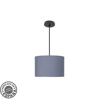 Colgante moda 1xe27 negro/azul regx30x30 cm