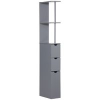 columna de bano 15x33x1368 cm gris