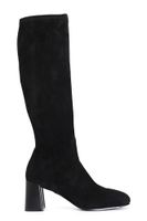 bota de microfibra elastica black