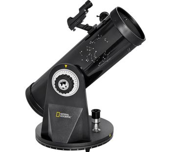NAT. GEOGRAPHIC 114/500 Compact Reflector Telescope, Red