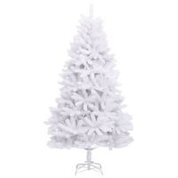 arbol de navidad  decoraciones de navidad artificial con bisagras y soporte blanco 270cm