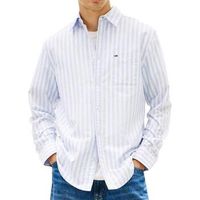 tommy hilfiger camisa manga larga tjm reg stripe para hombre