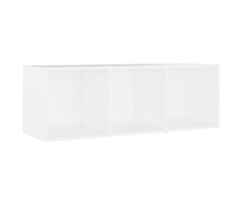 Mueble de tv madera contrachapada blanco 107x35x37 cm