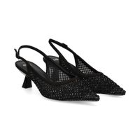 exe zapatos de tacon medio mujer - negro talla 36
