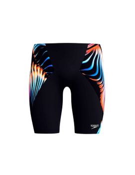 Bañador Speedo Digital V-Cut Jammer Hombre Lava Blur Negro