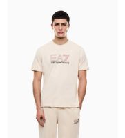 ea7 para hombre 7m001307af10375 camiseta visibility beige xs casual algodon manga corta