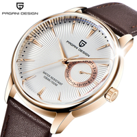 reloj de marca pagani design para hombre reloj de cuarzo resistente al agua de lujo reloj deportivo informal a la moda para hombre reloj militar reloj masculino correa de cuero de lujo regalos