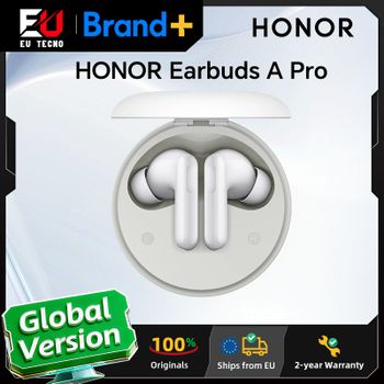 HONOR Earbuds A Pro, Controlador Grande de 12.4 mm, Cancelación Activa de Ruido de 49 dB, 42 Horas de Duración de la Batería, Bluetooth 5.3, IP54