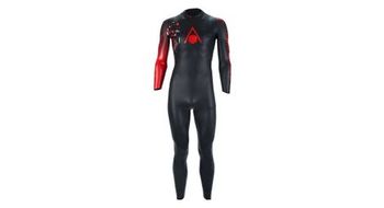 Traje de neopreno aqua sphere racer v3 negro   rojo