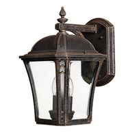 aplique de pared de exterior wabash 2 luces