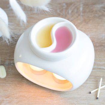 Double Oil Burner - Yin & Yang